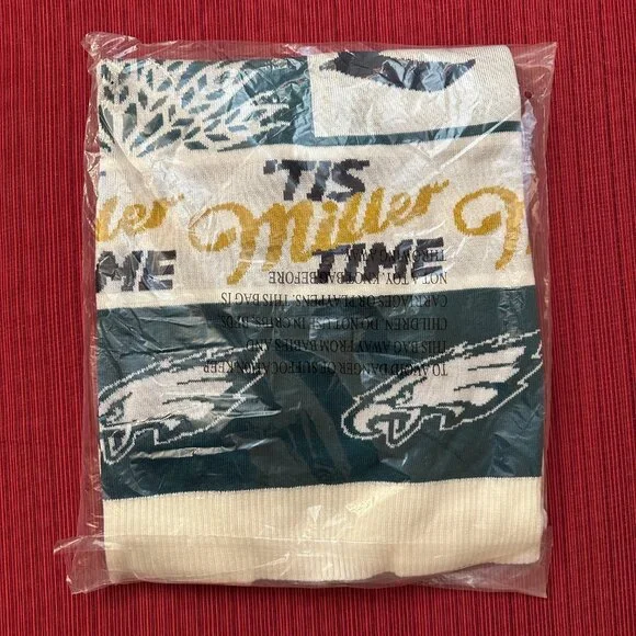 NFL Philadelphia Eagles and Miller Lite Ugly Sweater Size XL / New in Packaging